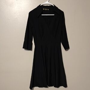 MIUSOL‎ Midi Dress 3/4 Sleeve Black Womens Size Medium
